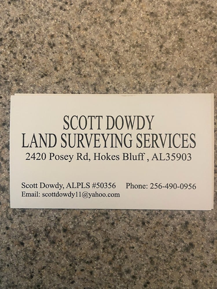 Scott Dowdy Land Surveying Services