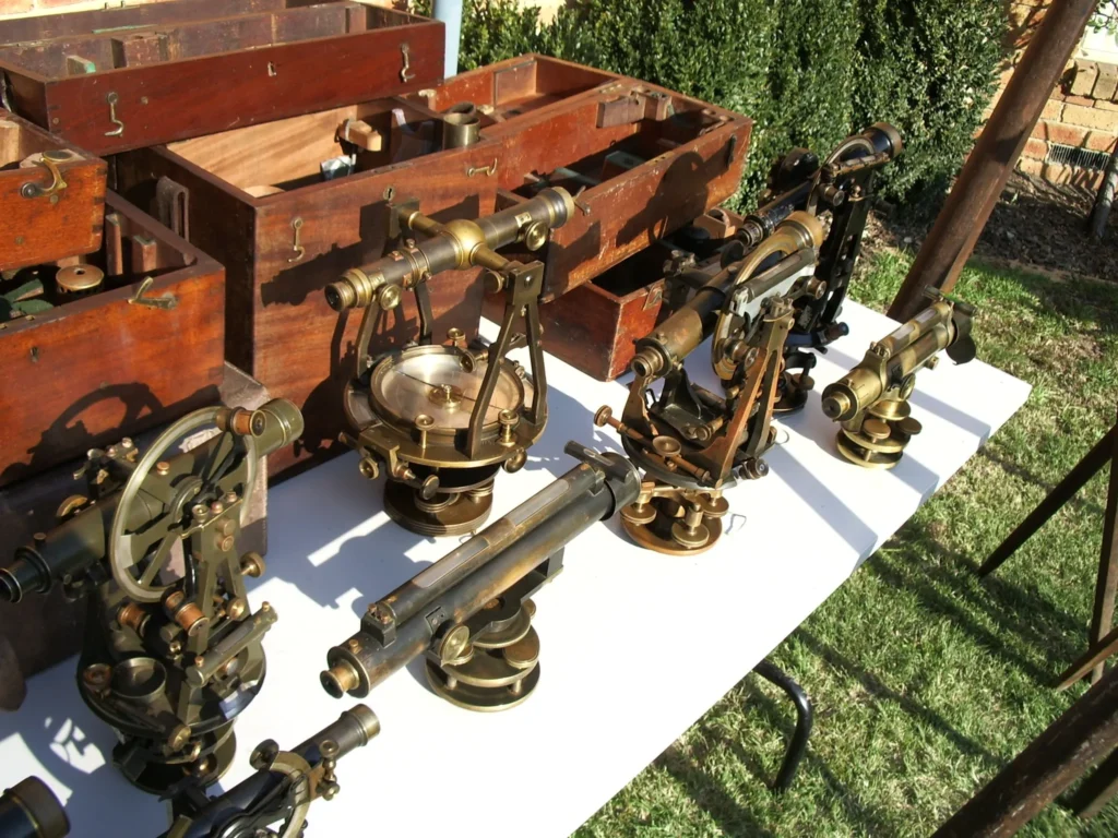 old land surveying instruments