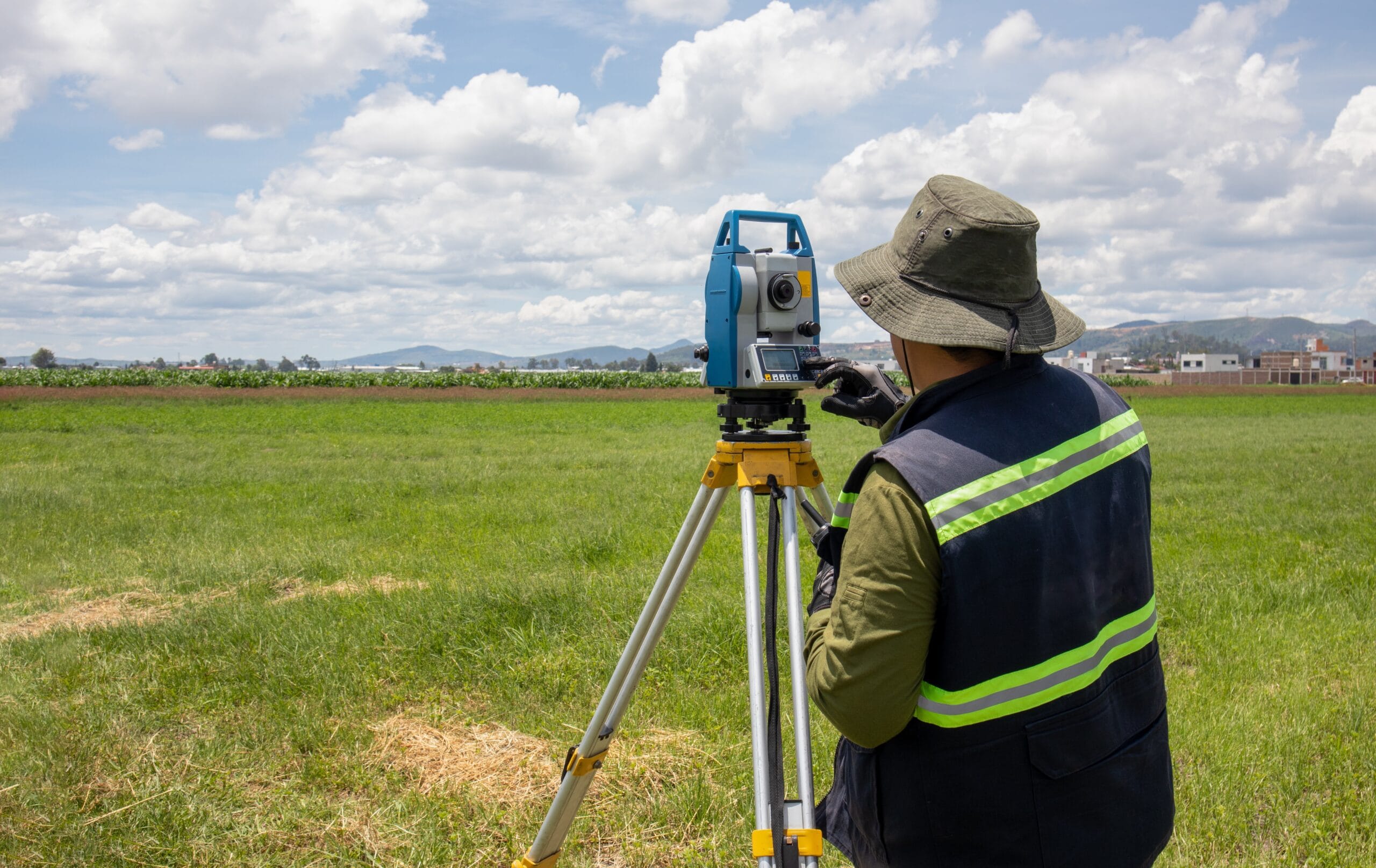 surveyor in field